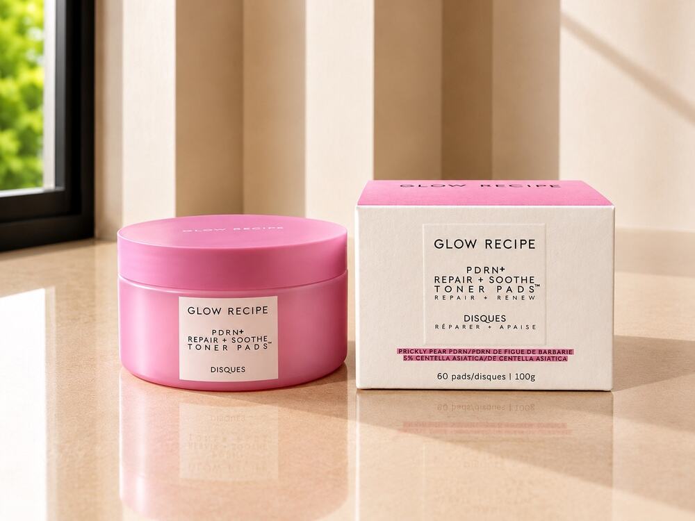 $30 Glow Recipe PDRN+ Repair + Soothe Korean Toner Pads 60ct